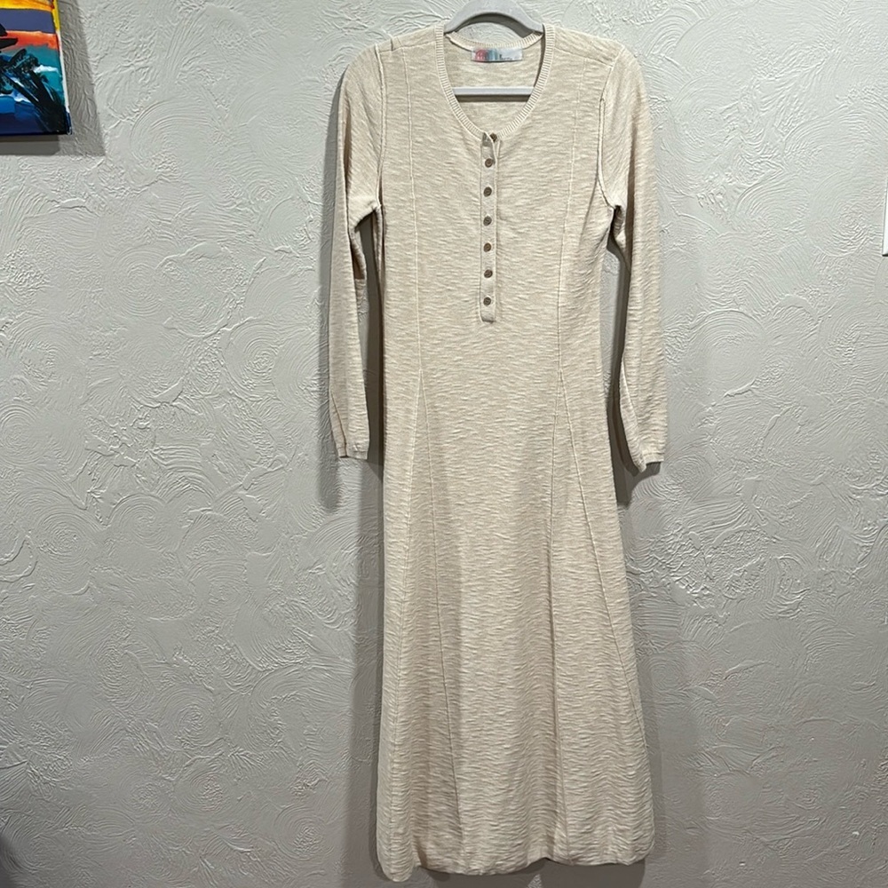 Free People Cream Maxi Dress